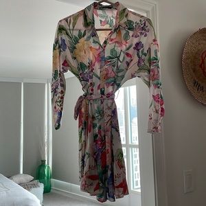 Floral ZARA mini dress size XS